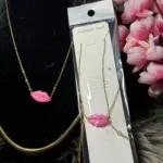 Pink Lips necklace